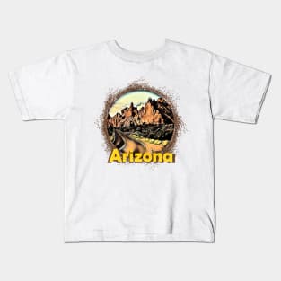 Home State of Arizona Vacation Souvenir Kids T-Shirt